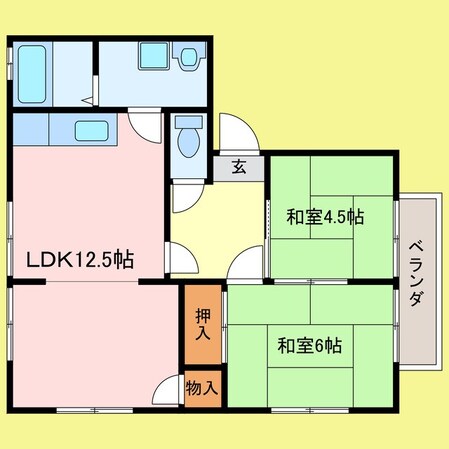 斎宮駅 徒歩19分 1階の物件間取画像